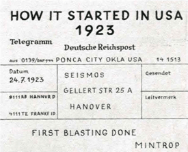 How it started in USA 1923