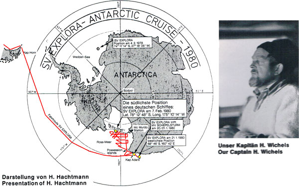 VS EXPLORA im Ross-Meer Antarktis