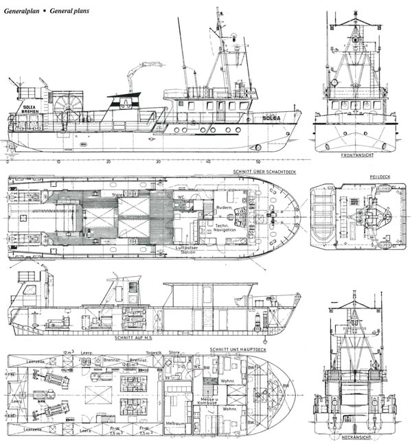 SV SOLEA - modernes Spezialmeßschiff für geophysikalische Aufgaben