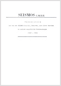 Seismos - seit ihrem Bestehen im Ausland ausgeführten Untersuchungen, 1921-1956